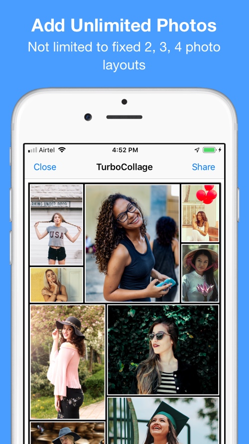 Add unlimted photos in TurboCollage Automatic