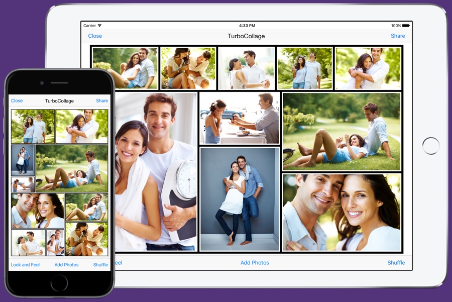 Best Photo Collage Maker App For Iphone Ipad And Android Turbocollage Automatic